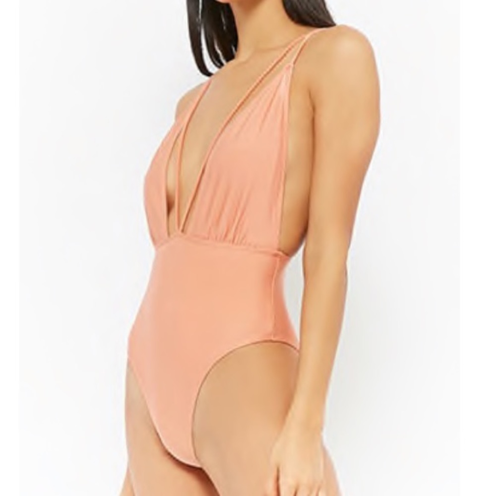 Gold One Piece Swimsuit